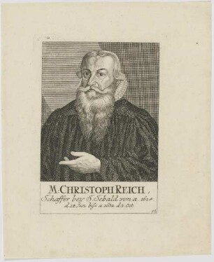Bildnis des Christoph Reich