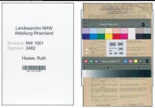 Entnazifizierung Ruth Haase, geb. 15.11.1910 (Lehrerin)