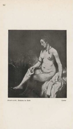 Rembrandt, Bathseba im Bade. Louvre