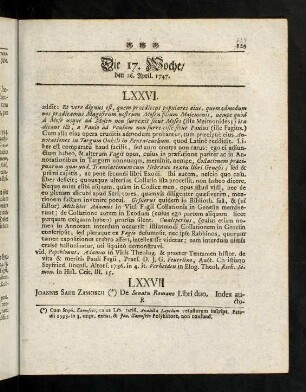 129-136, Die 17te Woche (LXXVI - LXXXIII)