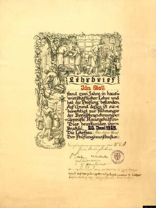 Ausstellung Katholischer Deutscher Frauenbund, Abt. Münster ca. 1936