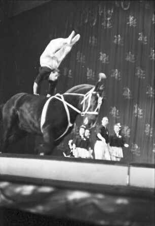 Wintergarten: Enrico Caroli; Reiter Truppe; Handstand