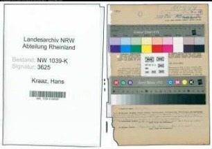 Entnazifizierung Hans Kraaz , geb. 27.04.1893 (Zahnarzt)