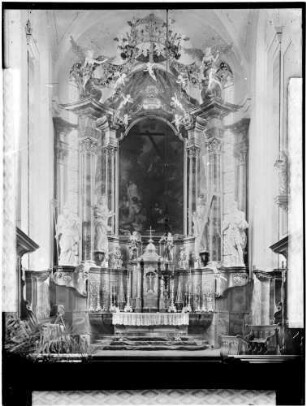 Offenburg Franziskanerkloster Hochaltar von Franz Lichtenauer (um 1740)