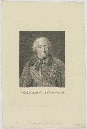Bildnis des Woldemar de Loewendahl