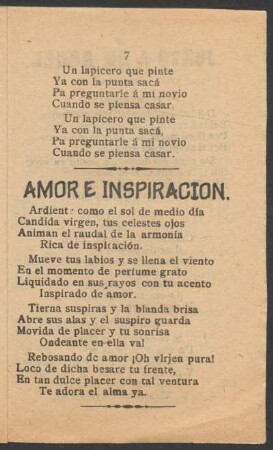 Amor é Inspiración.