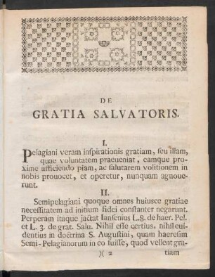 De Gratia Salvatoris