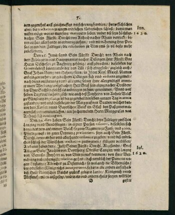 7-19, Juli 1620