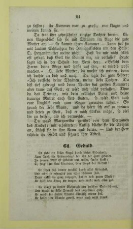 61. Geduld