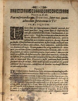 Dissertatio Juridica, De Separatione Liberorum-Familias Ab Oeconomia Paterna