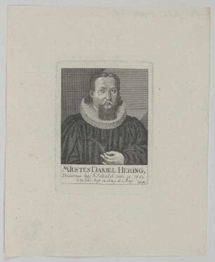 Bildnis des Iustus Daniel Hering