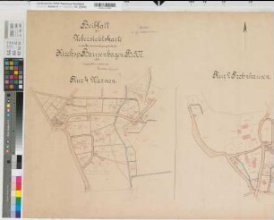 Bausenhagen (Fröndenberg), Zusammenlegung Bausenhagen, Beiblatt zur Übersichtskarte Flur 4 Warmen; Flur 2 Frohnhausen; Flur 2 Neimen