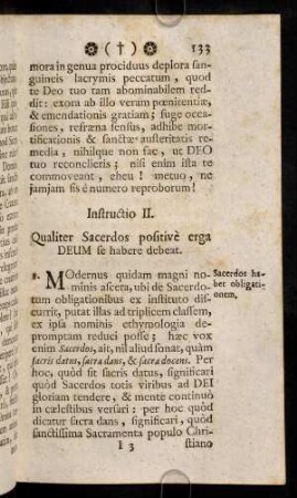 133-135, Instructio II