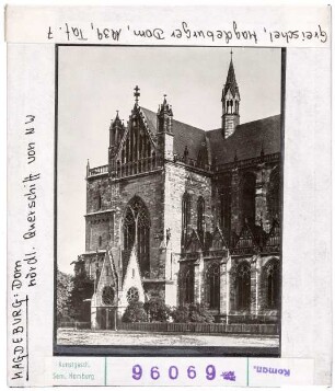 Magdeburg, Dom: Nördliches Querschiff von Nordwesten