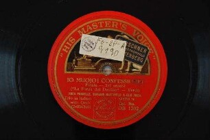 Io muojo! confessione : Finale - 1st record; "La forza del destino" / (Verdi)