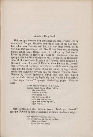 Andet Kapitel.