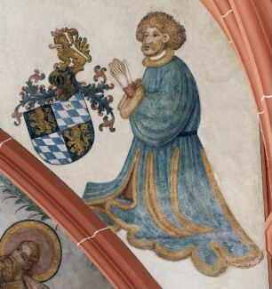 Stifter und Heilige beim Jüngsten Gericht — Ludwig III. von der Pfalz