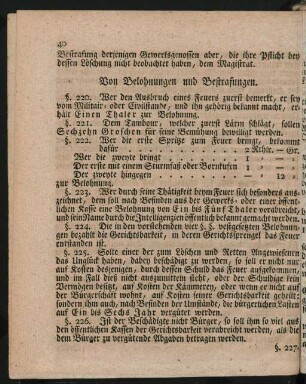 Von Belohnungen und Bestrafungen.