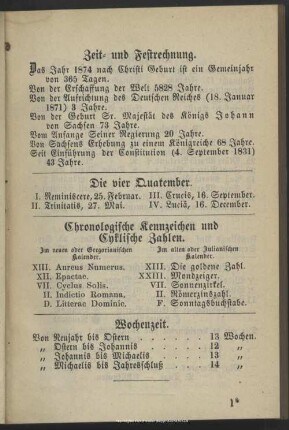 Die vier Quatember
