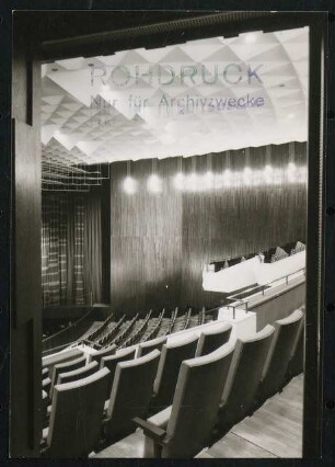 Stadttheater, Krefeld: Zuschauerraum, Rang