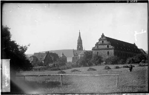 Hardheim Ortsbild mit Schüttungsbau Zehntscheuer Ansicht von Nordosten