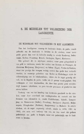 8. De middelen tot voldoening der landrente