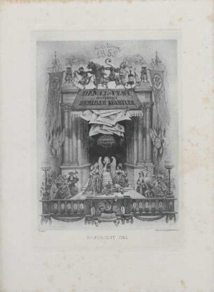 Damenfest 1865. Am 27. Februar 1865