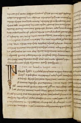 Initiale IN mit Fadengeflecht (zu Homilie 9)