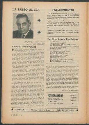 Publicaciones recibidas