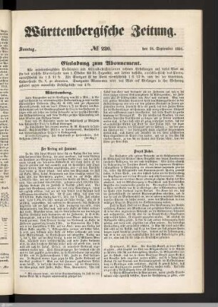 Württembergische Zeitung