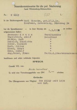 Gieseke, Karl