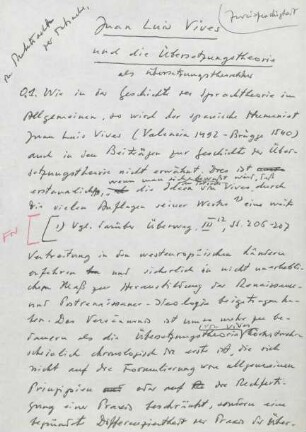 1-30, Juan Luis Vives und die Übersetzungstheorie