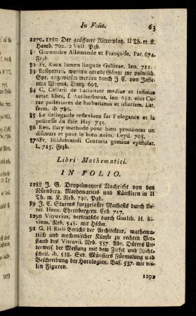 63-76, Libri Mathematici.