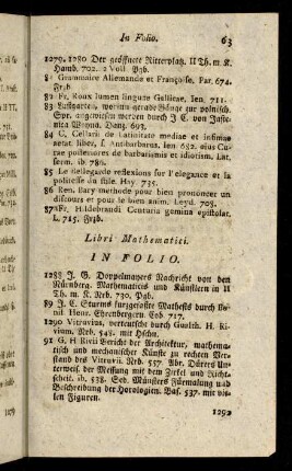 63-76, Libri Mathematici.