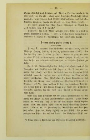 Dritter Krieg gegen Franz I. 1536 - 1538