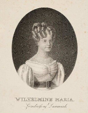 Bildnis von Wilhelmine (1808-1891), Herzogin von Schleswig-Holstein-Sonderburg-Glücksburg