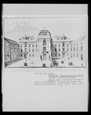Nationalbibliothek in der Hofburg in Wien