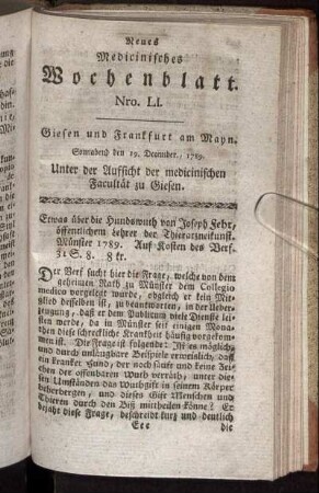 Nro. LI. Sonnabend den 19. December, 1789.