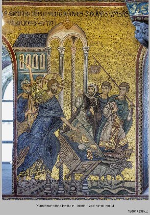 Mosaikprogramm : Christusszenen im nördlichen Seitenschiff