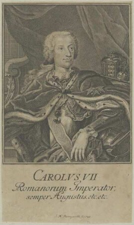 Bildnis des Carolvs VII Romanorum Imperator