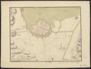 Grund Riss der Fortification und Situation Gothenburg