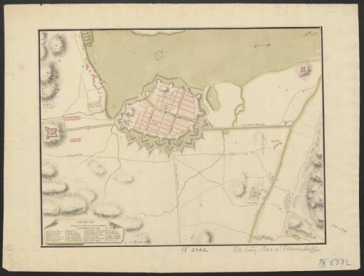 Grund Riss der Fortification und Situation Gothenburg
