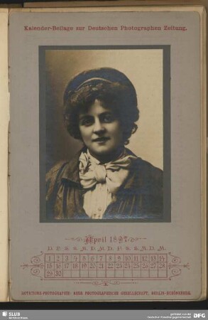 Kalender-Beilage April 1897