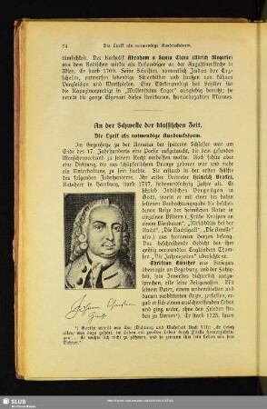 An der Schwelle der klassischen Zeit