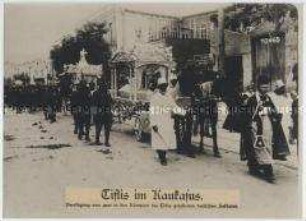 Beerdigung von zwei deutschen Soldaten in Tiflis