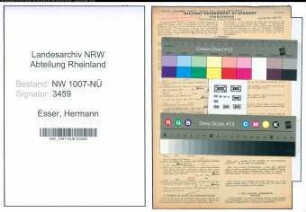 Entnazifizierung Hermann Esser , geb. 07.04.1911 (Landwirt)