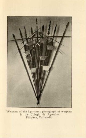 Weapons of the Igorrotes ...