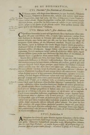 CVIII. Palatiolum.
