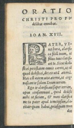 Oratio Christi Pro Fidelibus omnibus.