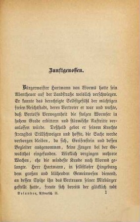 Altdeutsch : historischer Roman, 2